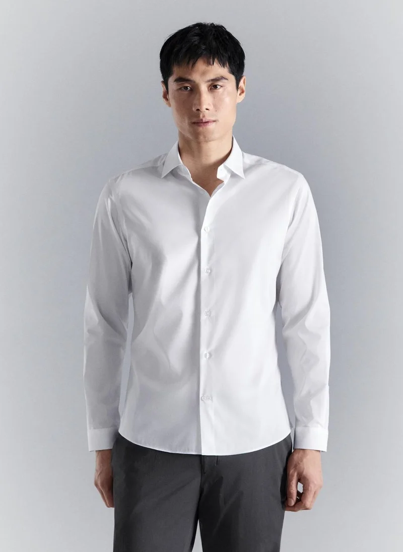 مانجو مان Comfort stretch non-iron shirt